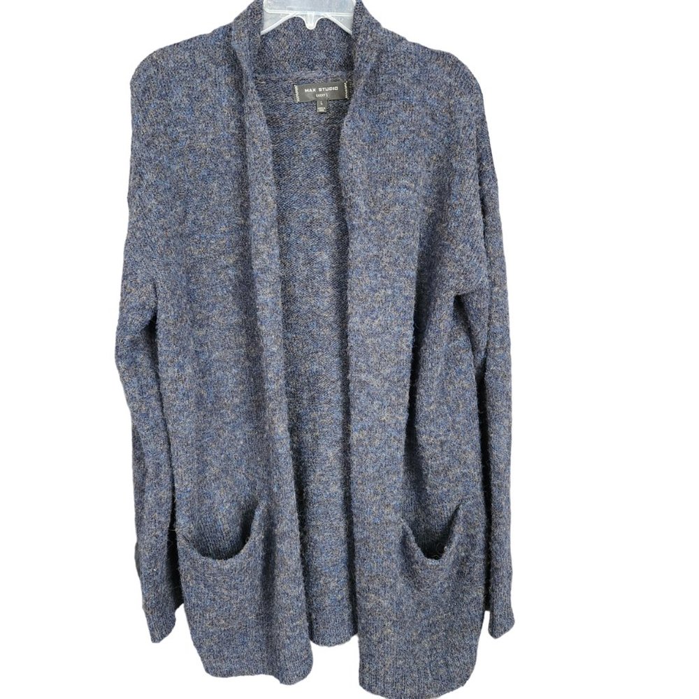 Max Studio, wool blend cardigan, womens large